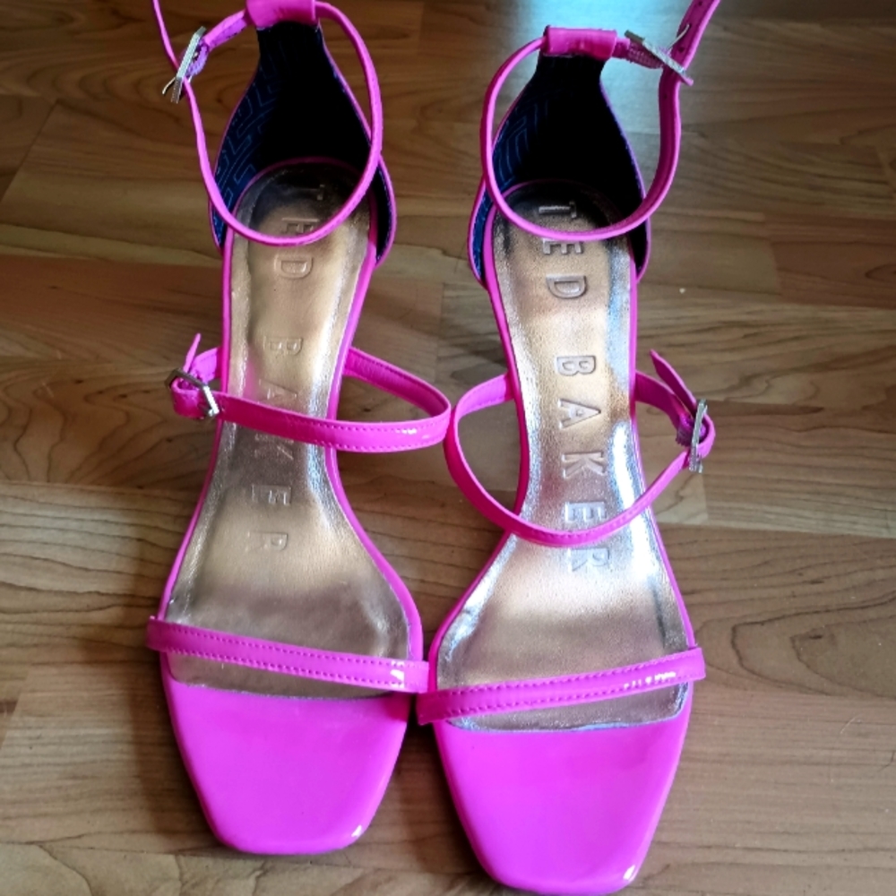barbiecore ted baker heels pink size 37.5